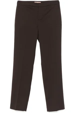 Twin-Set Logo-plaque trousers