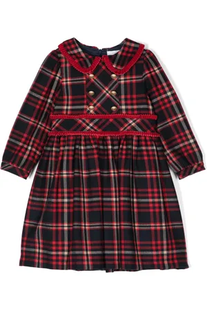 PATACHOU Tartan-check dress