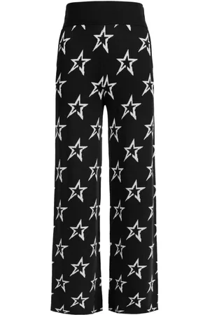 Perfect Moment Chalet embroidered-logo knitted trousers