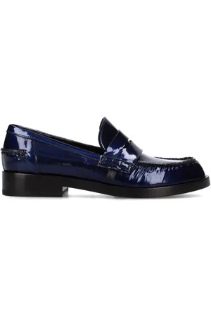 Premiata Patent navy loafers