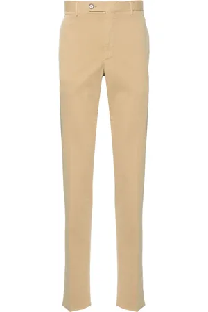Incotex Tapered-leg cotton trousers