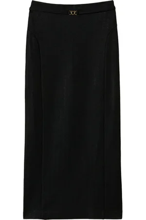 Twin-Set Jacquard midi skirt