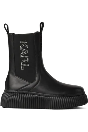 Karl Lagerfeld Kreeper leather boots