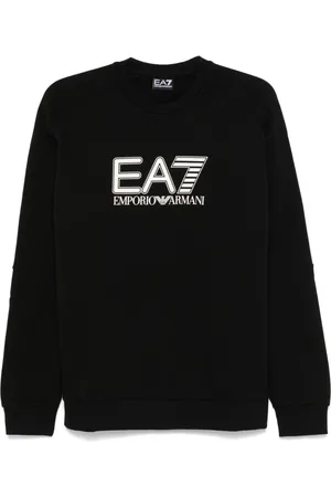 EA7 Logo-tape sweatshirt