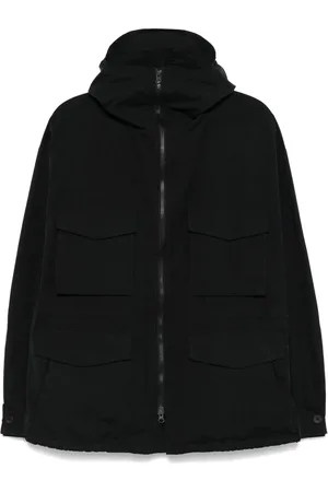 TRANSIT Water-repellent hooded jacket