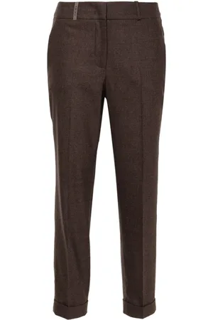 PESERICO SIGN Flannel trousers
