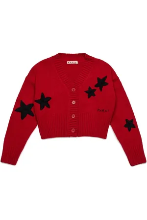 Marni Star intarsia-knit cardigan
