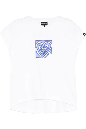 AGNÈS B. Heart-embroidered t-shirt