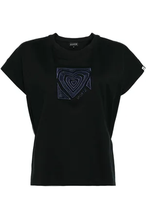 AGNÈS B. Logo-embroidered T-shirt