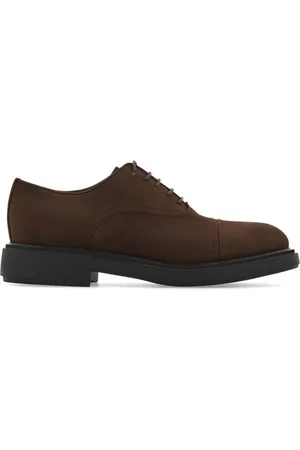 Salvatore Ferragamo Toe-capped leather oxford shoes