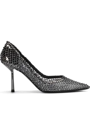 LE SILLA Gilda 80mm crystal-embellished pumps