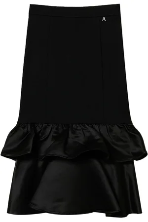 Twin-Set Ruffle-detailing midi skirt