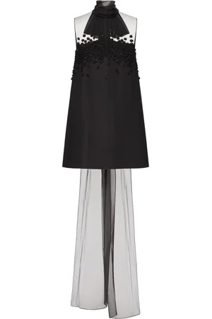 VALENTINO GARAVANI Sequin-embellished silk mini dress