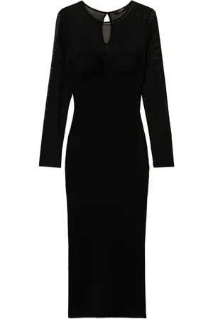 Twin-Set Tulle midi dress