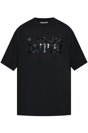 VERSACE Logo-patch T-shirt