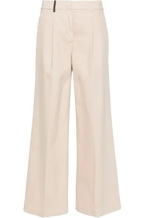 PESERICO SIGN Stretch-cotton trousers