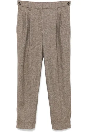 Brunello Cucinelli Herringbone trousers