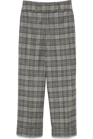 PESERICO SIGN Check-plaid trousers
