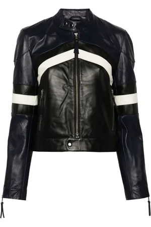 P.A.R.O.S.H. Zip-up leather biker jacket