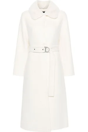 Maje Removable-collar coat
