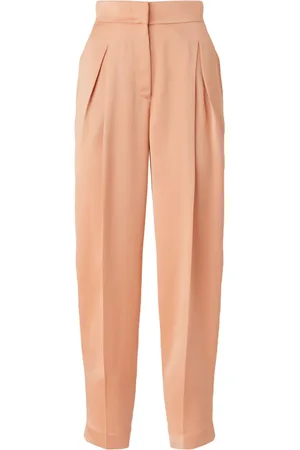 GENNY Pleat-detailing tapered trousers