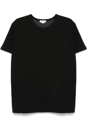Alexander McQueen Pinstripe-panel T-shirt