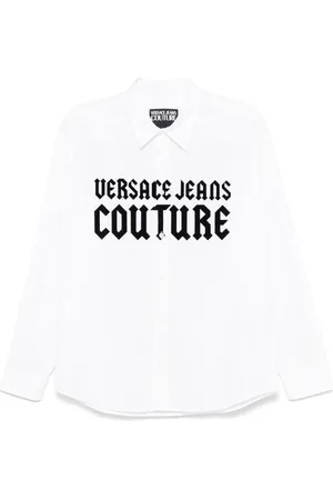 VERSACE Gothic-logo shirt