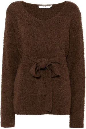 B+AB Wrap-around scarf jumper