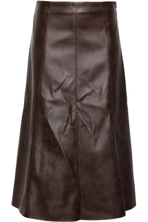 Kaos A-line midi skirt