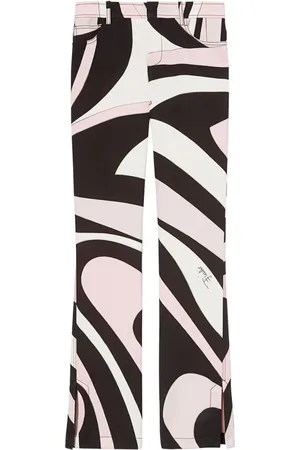 Puccini Marmo-print trousers