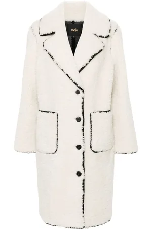 Maje Midi fleece coat