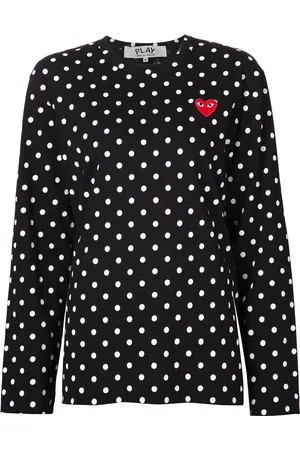 Comme des Garçons Long sleeve polka dot T-shirt