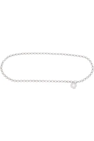 Maje Crystal-chain belt