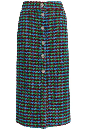 Essentiel Antwerp Tweed midi skirt