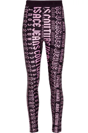 VERSACE Logo-print leggings