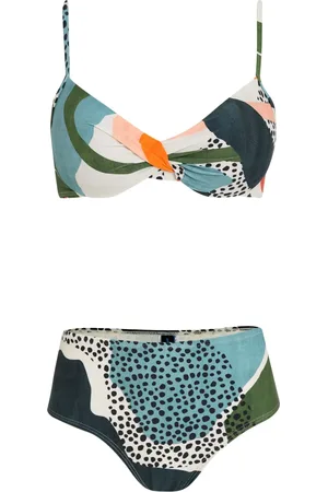 Lygia & Nanny Veronica abstract-print bikini set