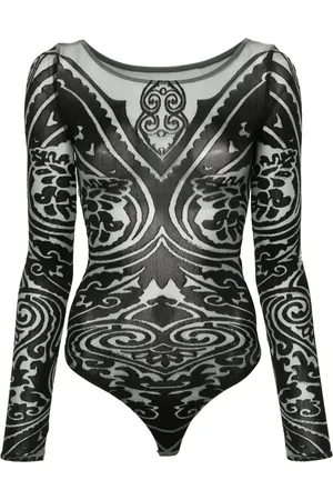 Wolford X ETRO Body Tattoo bodysuit