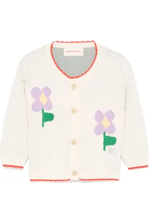 Bobo Choses Pansy Flower cardigan