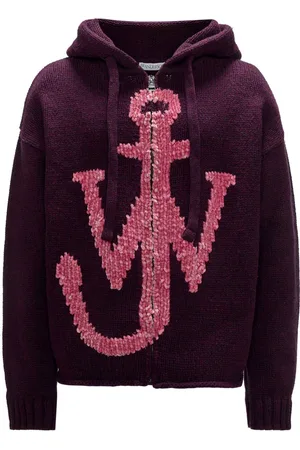 J.W.Anderson Anchor-logo zip hoodie