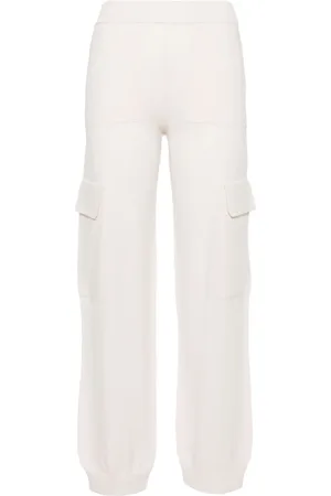 PESERICO SIGN Knitted cargo trousers