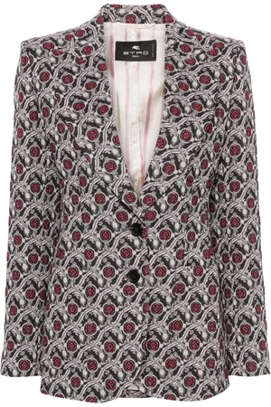 Etro Patterned-jacquard blazer