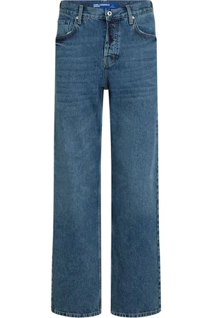 Karl Lagerfeld Logo-patch straight jeans