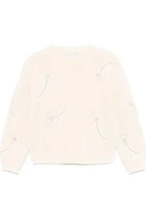 Stella McCartney Floral embroidered sweater
