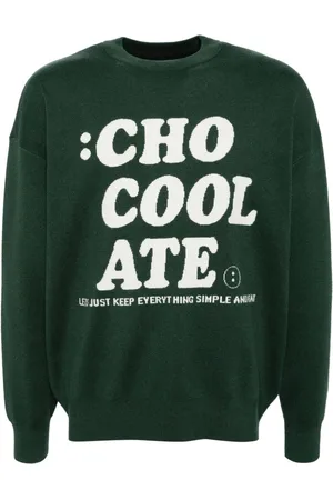 Chocoolate Logo-print long-sleeved jumper