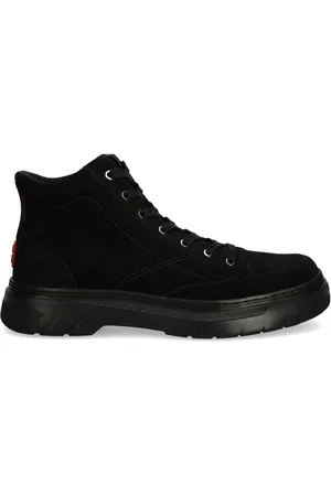 HUGO BOSS Logo-patch hi-top sneakers