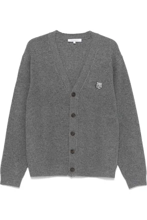 Maison Kitsuné Bold Fox Head-patch cardigan