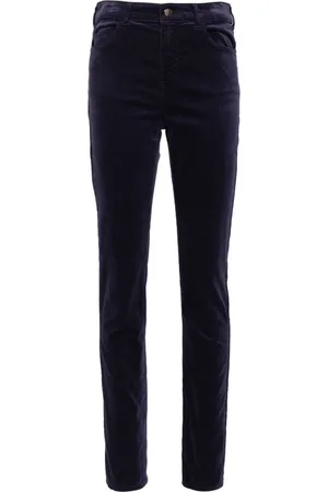 Emporio Armani High-rise corduroy slim trouser