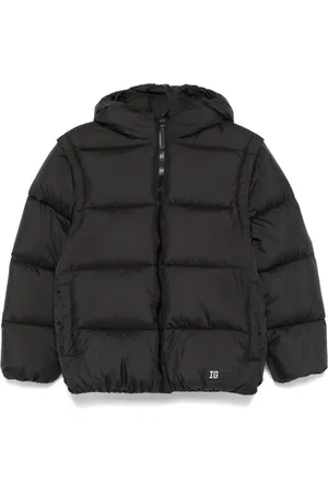 Il gufo Detachable-sleeves padded jacket