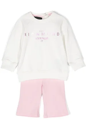 John Richmond Logo-print jersey tracksuit