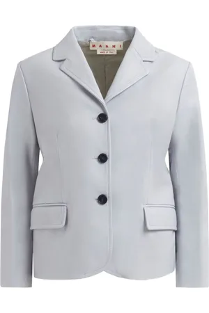 Marni Logo-patch blazer